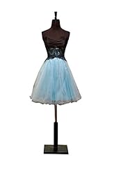 Sweetheart Sleeveless Short Applique Satin/Tulle Bridesmaid Dress 