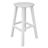 Polywood Traditional Round Bar Height Stools, Set of 2
