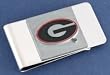 University of Georgia Pewter Money Clip NCAA