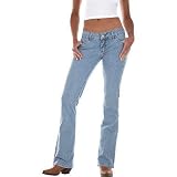 Wrangler Women's Premium Patch UlTR Low Rise Jeans - Night Sky (11)