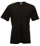 Fruit of the Loom Super Premium T-Shirt in Chocolate Size S