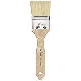 da Vinci Varnish & Priming Series 2476 Mottler Brush, Long Hog Bristle with Plainwood Handle, Size 50