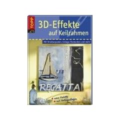 3D-Effekte auf Keilrahmen: Mit Strukturpasten, Collage-Elementen und mehr