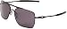 Oakley Mens Deviation OO4061-01 Square Sunglasses,Matte Black Frame/Warm Grey Lens,one size