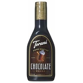 Torani Syrup Original Mocha Sauce, Chocolate, 16.5-Ounce Bottles (Pack of 6)