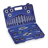 Westward 1PZ35 Tap/Die Set, 30 Pieces