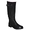 Women's Zetta Tall Rain Boots - Black