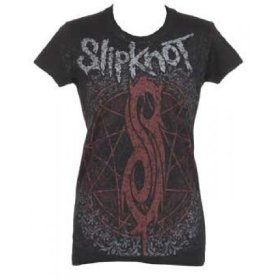Slipknot – Star Girls Black T-Shirt – Medium