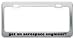 Got An Aerospace Engineer? Career Profession Metal License Plate Frame Holder Border Tag