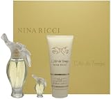 L'air du Temps by Nina Ricci for Women 3 Piece Set Includes: 1.7 oz Eau de Toilette Spray + 0.08 oz Eau de Toilette + 3.3 oz Perfumed Body Lotion