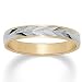 Tutone Wedding Band