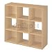 ClosetMaid 8645 9-Cube Organizer, Maple Finish