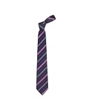 Versace - Versace Greca Signature Bands Woven Silk Tie Pink