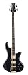 Schecter Stiletto Elite-4 Bass Guitar (4 String, See-Thru Black)