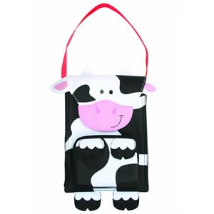 Stephen Joseph - Moo Cow - Insulated Snack Sacs or Lunch Box Sack - Perfect for Toddler or Preschooler Boys or Girls - Monogramable! Lunch Bags for children - EASY TO WASH