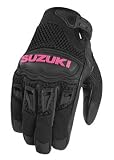 Icon Twenty-Niner Suzuki Women's Glove - Black / Pink - Large - 3302-0170