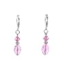 Earrings - E79 - Crystal Rice Drop - Rose
