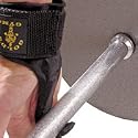 Golds Gym Hook Lifting Strap Bk. Nylon (pair)