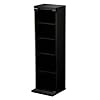 YAMAZEN CDVDタワー(5段) SCDT-2695G(BK) ブラック