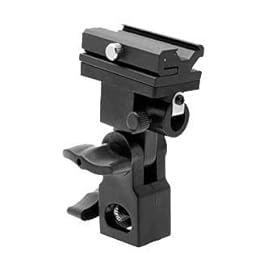ePhoto bracketB Off Camera Flash Bracket and Umbrella Holder Adapter