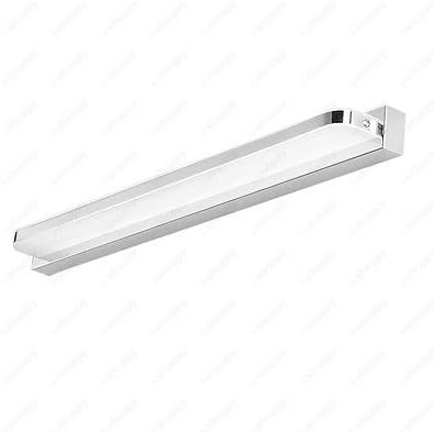 Fillet Angle Style LED Acrylic Wall Lamp Bathroom Mirror Light by PetrelKing, Waterproof White Light Stainless Steel Wall Light Sconce (10 Watts 26 Inches)