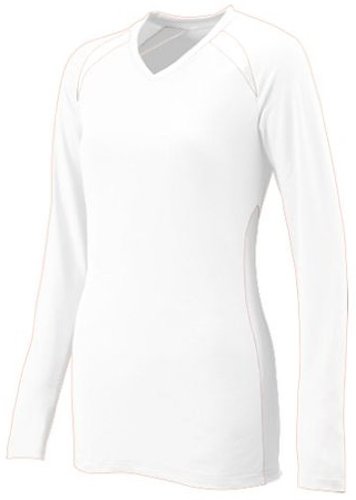 Augusta Court Series Custom Volleyball Spike Jersey WHITE/ WHITE WXS