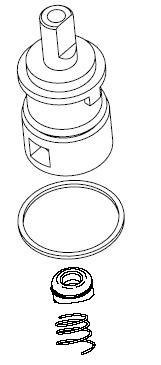 PRICE PFISTER H/C Valve 1/4 974-013