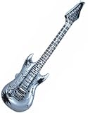 Inflatable Silver Hero Costume Party Decoration Guitar