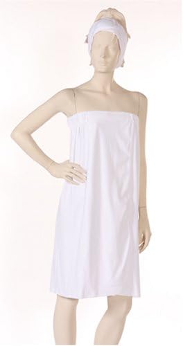 Spa Wrap Robe and Headband Set Terry Wrap