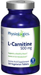 Physiologics - L-Carnitine 500 mg 120 tabs [Health and Beauty]