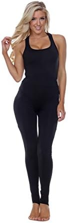 Women's Sexy Black Breathable Barre Performance Unitard Athletic Bodysuit