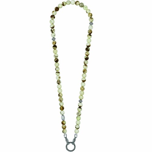 edc by Esprit Damen-Kette Secret Stories Marble Wei&szlig; EENL10227A420 Preisvergleich