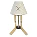 Hockey Sticks & Puck Desk Top Hockey Lamp (Hockey Sticks)