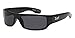Locs Dark Lens Original Gangsta Shades Hardcore Men's Sunglasses - Black