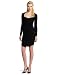 Nicole Miller Women's Long Sleeve Cut Out Back Dress