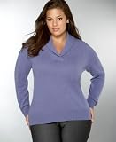 Charter Club Cashmere Plus Size Shawl-Collar Sweater