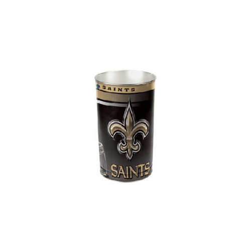 New Orleans Saints 15in. Waste Basket