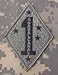 1st Marine Division ACU Patch Foliage Green