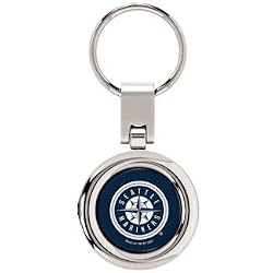 Seattle Mariners Domed Metal Keychain