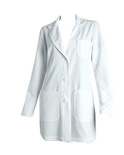 Grey's Anatomy Women's Signature 3 Pocket 32 Inch Lab Coat, White, X-Small