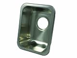 Opella 13200.046 Rectangle Bar Sink, Brushed Stainless Steel