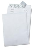 Quality Park Tyvek Open End 9 x 12 Inch White Envelopes 100 Count (R1460)