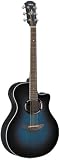 Yamaha APX500 - Ocean Blue Burst 6-string Thinline Acoustic/Electric Guitar