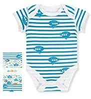 5 Pack Pure Cotton Nautical Print Bodysuits