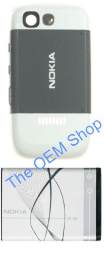 OEM NOKIA BATTERY & BLACK BACK DOOR 5300 BL-5B BL5B
