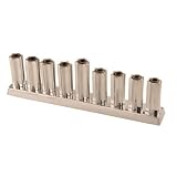 4X13 Aluminum Hannukah Menorah With Star Shaped Poles Design
