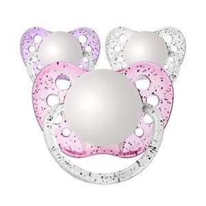 Expression Pacifiers-Set of 3 - Color: Glitter Girls