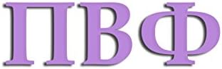 Officially Licensed Pi Beta Phi 8" x 3" Window Decal - Lilac