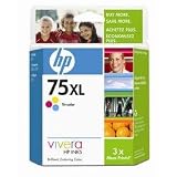 HP 75XL - Print cartridge - 1 x color (cyan, magenta, yellow) - 520 pages