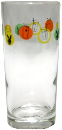 Retro Gentalmans Cooler Tumbler Glass with Dots (Set of 2)